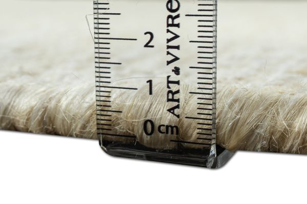 Индийский ковер из джута «JUTE MODERN» LINES-WHITE 60 x 90 см