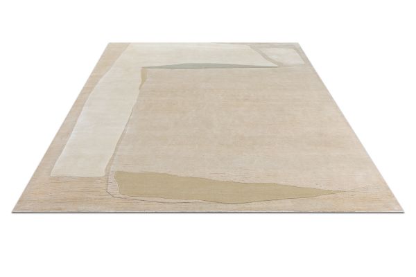 Индийский ковер из шерсти, шёлка и эвкалиптового шёлка «TECTONIC» D3-C2 172 x 241 см