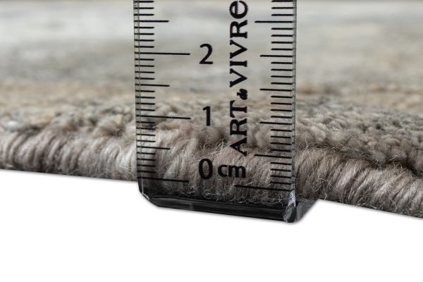 Индийский ковер из арт-шёлка «STORM» FR1221-SILVER-CHARCOAL(Round) 180 x 180 см Индийский ковер из арт-шёлка «STORM» FR1221-SILVER-CHARCOAL(Round) 180 x 180 см