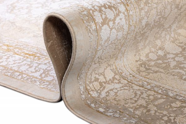 Иранский ковер из вискозы и акрила «Enzo Collection» 1201- Mocha Vintage 200 x 300 см