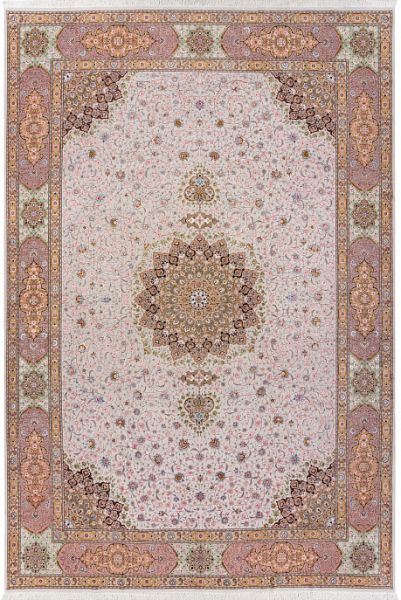 Иранский ковёр из шерсти и шёлка «TABRIZ 40» 11-37-IR