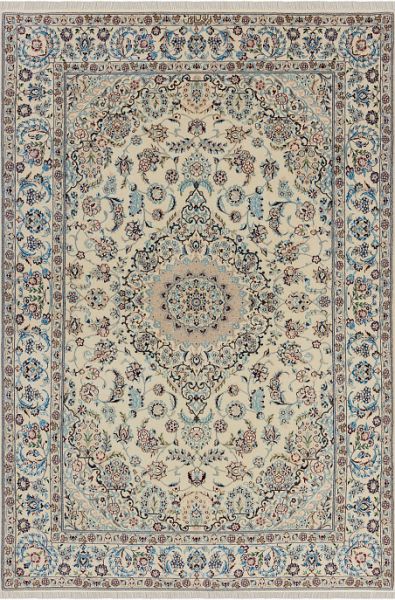 Иранский ковёр из шерсти и шёлка «NAIN 6LA» 14-119-IR