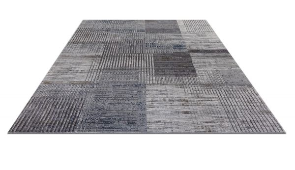 Турецкий ковер из полиэстера «TANGO» AI69C-LGRY 80 x 150 см