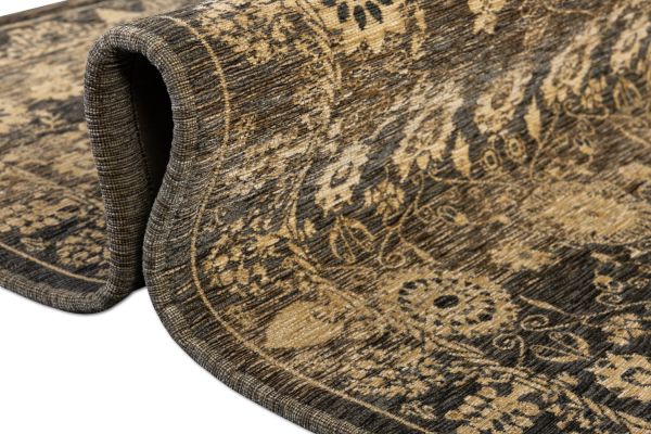 Бельгийский ковер из вискозы, акрила и хлопка «ELEGANT TAPESTRY» YENTEL-8281-GRY 70 x 140 см