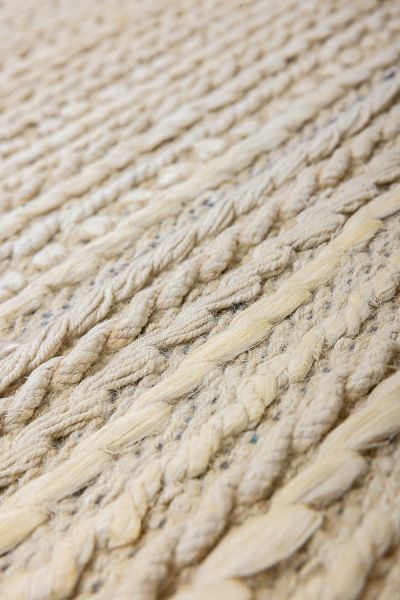 Индийский ковер из джута «JUTE MODERN» CHAMPAGNE-MARINE 150 x 150 см