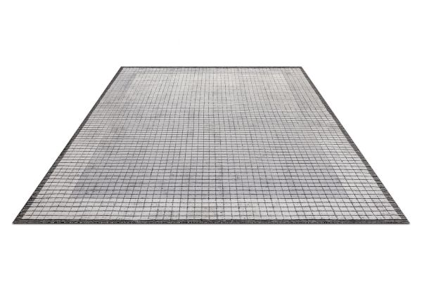 Индийский ковер из эвкалиптового шёлка, шерсти и хлопка «DOVE MODERN» SR09-GRY 200 x 290 см