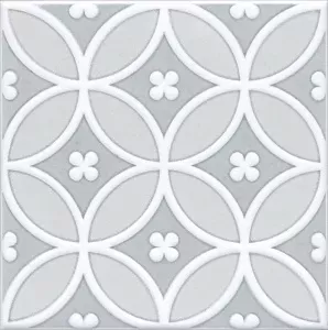 Декор настенный Мурано 150x150 серый NT\C181\17000