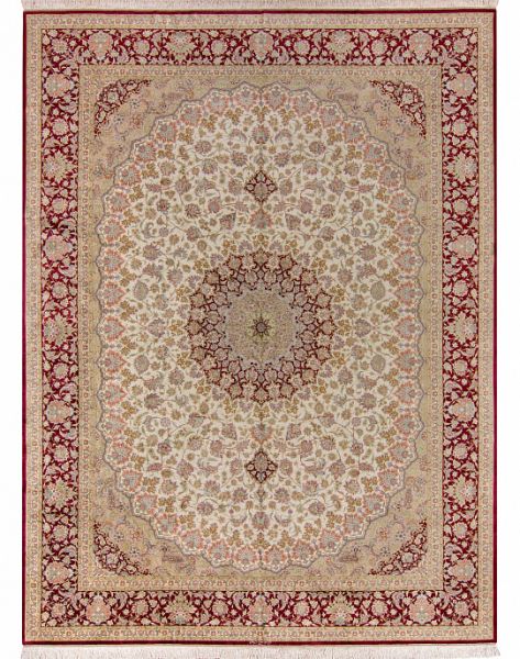 Иранский ковёр из шёлка «QUM MM IR» 15-20A-REZAEI