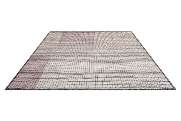 Индийский ковер из эвкалиптового шёлка, шерсти и хлопка «DOVE MODERN» SR09B-SILVER 250 x 300 см