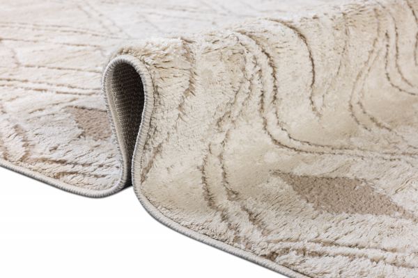 Турецкий ковер из полиэстера и полипропилена «MOROCCAN» 9616A-BN- BGE 80 x 150 см