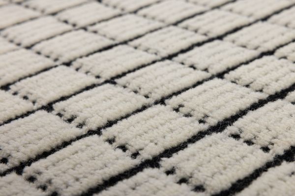 Индийский ковер из шерсти и хлопка «DOVE MODERN» SR55-IV.BLK 200 x 300 см Индийский ковер из шерсти и хлопка «DOVE MODERN» SR55-IV.BLK 200 x 300 см