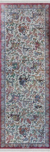 Иранский ковёр из шёлка «QOM» 11-418-IR