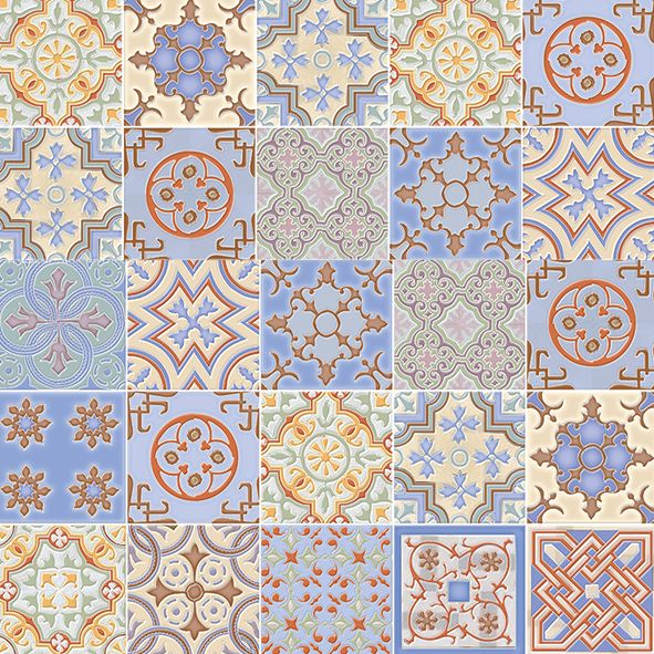 Напольная плитка Валенсия ПН 400*400 синяя сортовая (0,16*10=1,6*48) ВКЗ (Волгоград) УТ-00013418