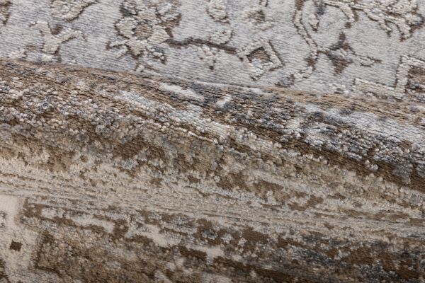 Турецкий ковер из полиэстера и полипропилена «KLASS» 9564A-BRN- BONE 200 x 290 см