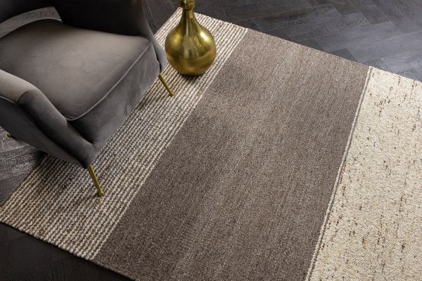 Индийский ковер из шерсти «AMANA» NIL03-SAND-TAUPE 170 x 240 см