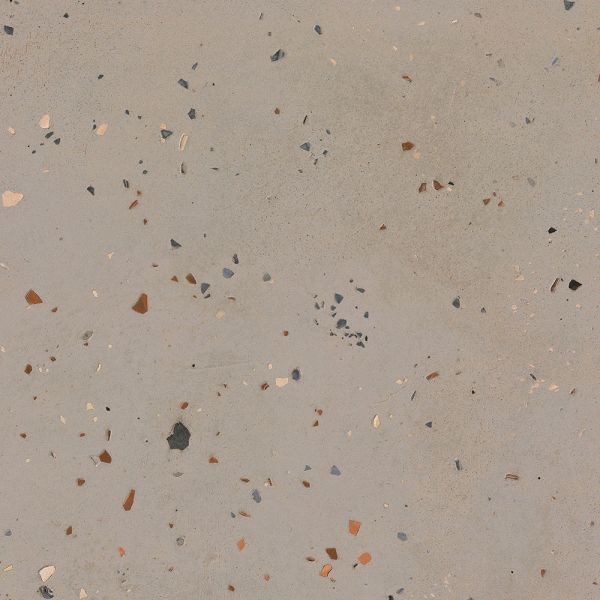 Плитка напольная Terrazzo Mocca 420x420 коричневая