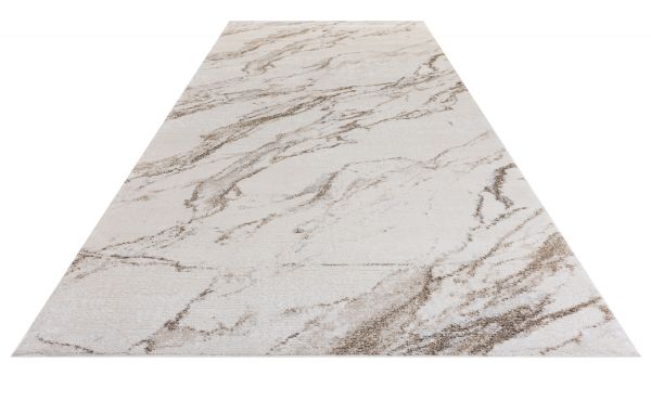 Турецкий ковер из полиэстера и полипропилена «PASTORAL» 27468A-CRE-CRE(Runner) 100 x 300 см