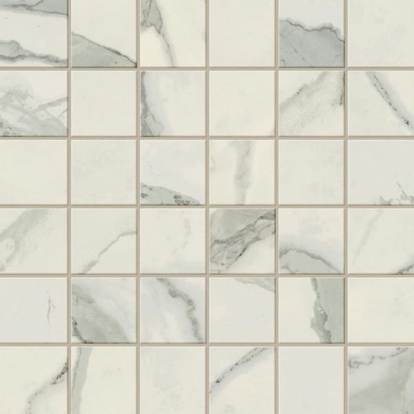 Мозаика Empire Statuario 300x300 лаппатированная белая