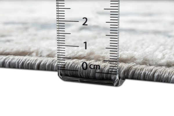 Турецкий ковер из полиэстера и полипропилена «SPRINGS» A4673A-LBGE-LBLU 80 x 150 см