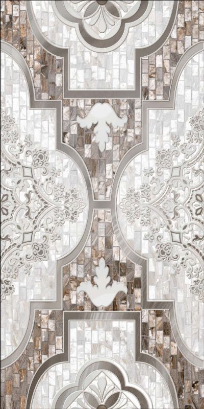 Керамическая плитка Венеция Декор 300*600 бежевый (1*5) ВКЗ  для ванной комнаты