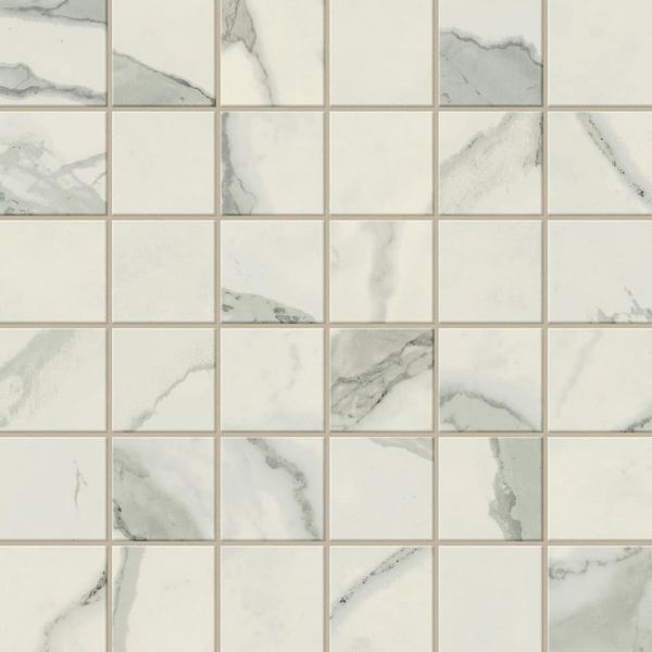 Мозаика Empire Statuario 300x300 матовая белая