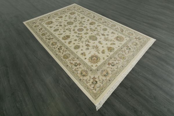 Иранский ковер из шерсти и шёлка «TABRIZ-FLORAL» 801-4116-IR 203 x 302 см