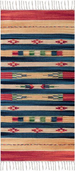 Индийский ковер из хлопка «KILIM COTTON» CT5-MIX 200 x 300 см