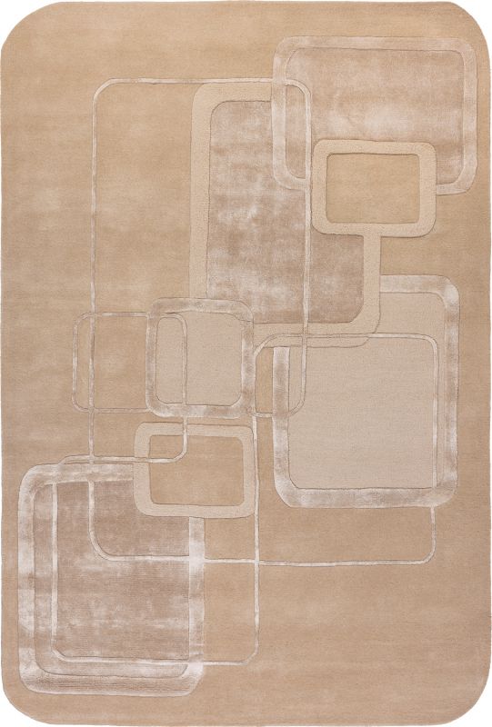 Индийский ковер из шерсти и эвкалиптового шёлка «VELVET MIRAGE» ARTE LIGHT TAUPE 200 x 300 см Индийский ковер из шерсти и эвкалиптового шёлка «VELVET MIRAGE» ARTE LIGHT TAUPE 200 x 300 см