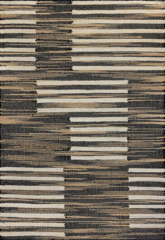 Индийский ковер из джута «JUTE» 1564-N.BLK-WHITE 135 x 200 см Индийский ковер из джута «JUTE» 1564-N.BLK-WHITE 135 x 200 см