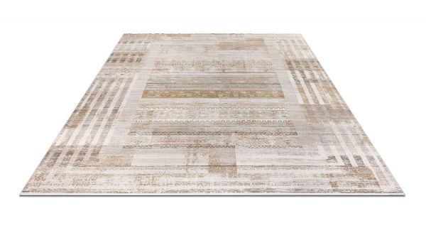 Турецкий ковер из эвкалиптового шёлка и акрила «EGOISTE» M634D-CRE-DBGE 160 x 230 см