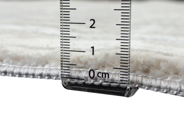 Турецкий ковер из полипропилена и полиэстера «MOON» 2576A-CREAM-L.GREY 80 x 150 см