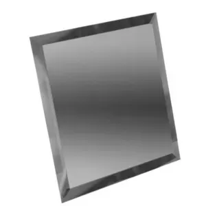 Плитка зеркальная Квадрат 250x250 графит (с фацетом 10 мм)