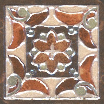 Вставка Мраморный дворец 72x72 лаппатированный коричневая HGD\A201\SG1550L