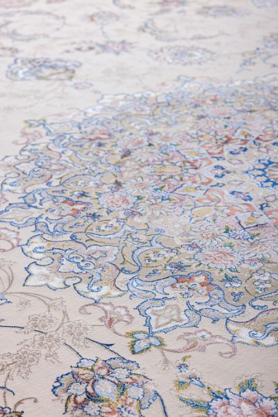 Иранский ковёр из шёлка, модала и акрила «MASTERPIECE QUM» 038-22-Shahan-1524-ROSE