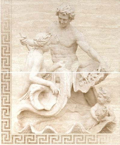 Itaka beige panno 02 500*600 (из 2 плиток )  Gracia Ceramica