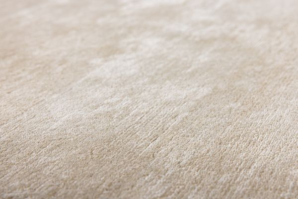 Индийский ковер из шёлка и хлопка «BLANC DE BLANCS» PLAIN-GREY 245 x 307 см