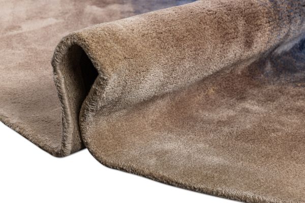 Индийский ковер из эвкалиптового шёлка «VELVET MIRAGE» DEGRADEE SAPPHIRE(Round) 250 x 250 см Индийский ковер из эвкалиптового шёлка «VELVET MIRAGE» DEGRADEE SAPPHIRE(Round) 250 x 250 см