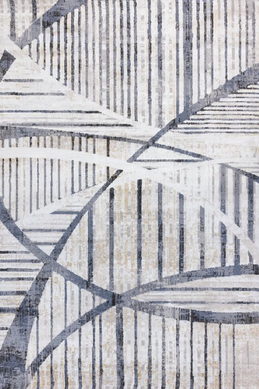 Турецкий ковер из полиэстера и полипропилена «SPRINGS» A4662A-IVR-LBLU 200 x 290 см