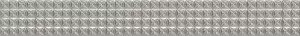 Бордюр настенный Pandora Grey Geometry 75x630 серый