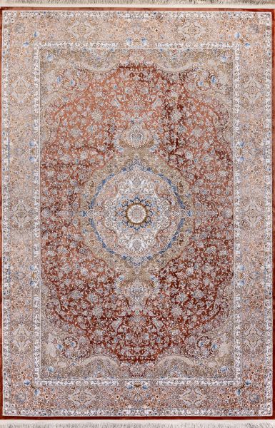 Иранский ковер из вискозы и акрила «Miras Collection» 1200- Madder Red 200 x 300 см Иранский ковер из вискозы и акрила «Miras Collection» 1200- Madder Red 200 x 300 см