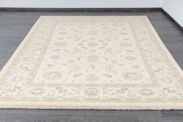 Иранский ковер из шерсти и шёлка «TABRIZ-FLORAL» 900-30044-IR 202 x 301 см