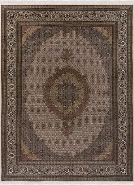 Иранский ковёр из шерсти и шёлка «TABRIZ MAHI» 9-332-IR