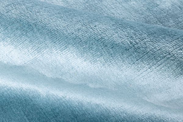 Индийский ковёр из арт-шёлка и шерсти «JAZZ» 2018164-OCEAN BLUE