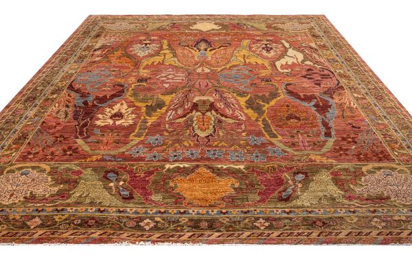 Пакистанский ковер из шерсти «ZIEGLER VINTAGE» B136154-PNK-OLV 276 x 363 см
