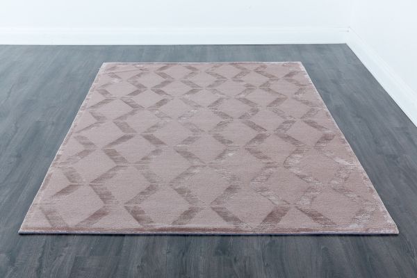 Непальский ковер из шерсти и эвкалиптового шёлка «ART DECO RUGS» RUBIK TAUPE(90534) 170 x 240 см