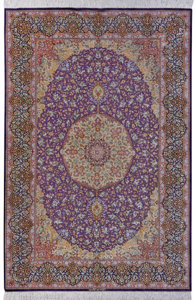 Иранский ковёр из шёлка «QUM MM IR» 14-251-IR SARAYAN