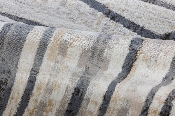 Турецкий ковер из полиэстера и полипропилена «SPRINGS» A4662A-IVR-LBLU 200 x 290 см