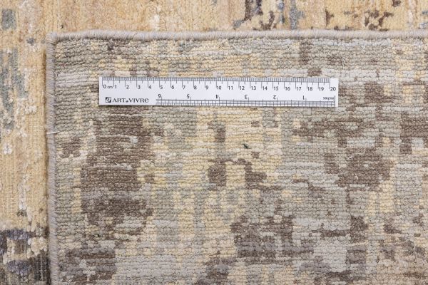 Индийский ковер из шерсти и шёлка «WEST HOLLYWOOD» IN109-GREY-BG 310 x 419 см Индийский ковер из шерсти и шёлка «WEST HOLLYWOOD» IN109-GREY-BG 310 x 419 см