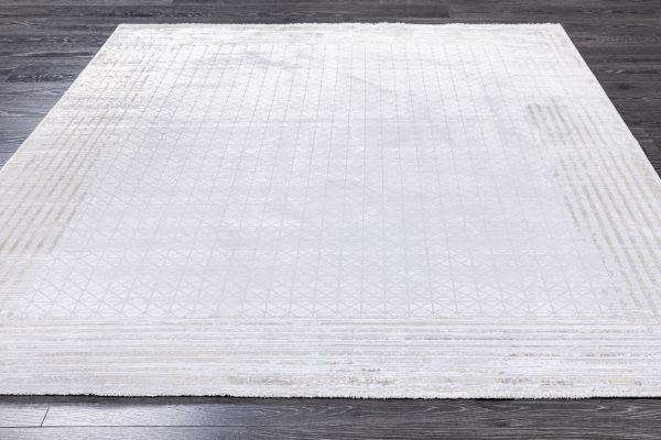 Турецкий ковёр из шёлка и эвкалиптового шёлка «SALVATORE APARTMENT» DJ43B-CRE-DBGE