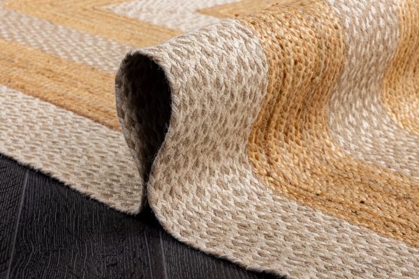 Индийский ковер из джута «JUTE» NAT-BEIGE 135 x 195 см